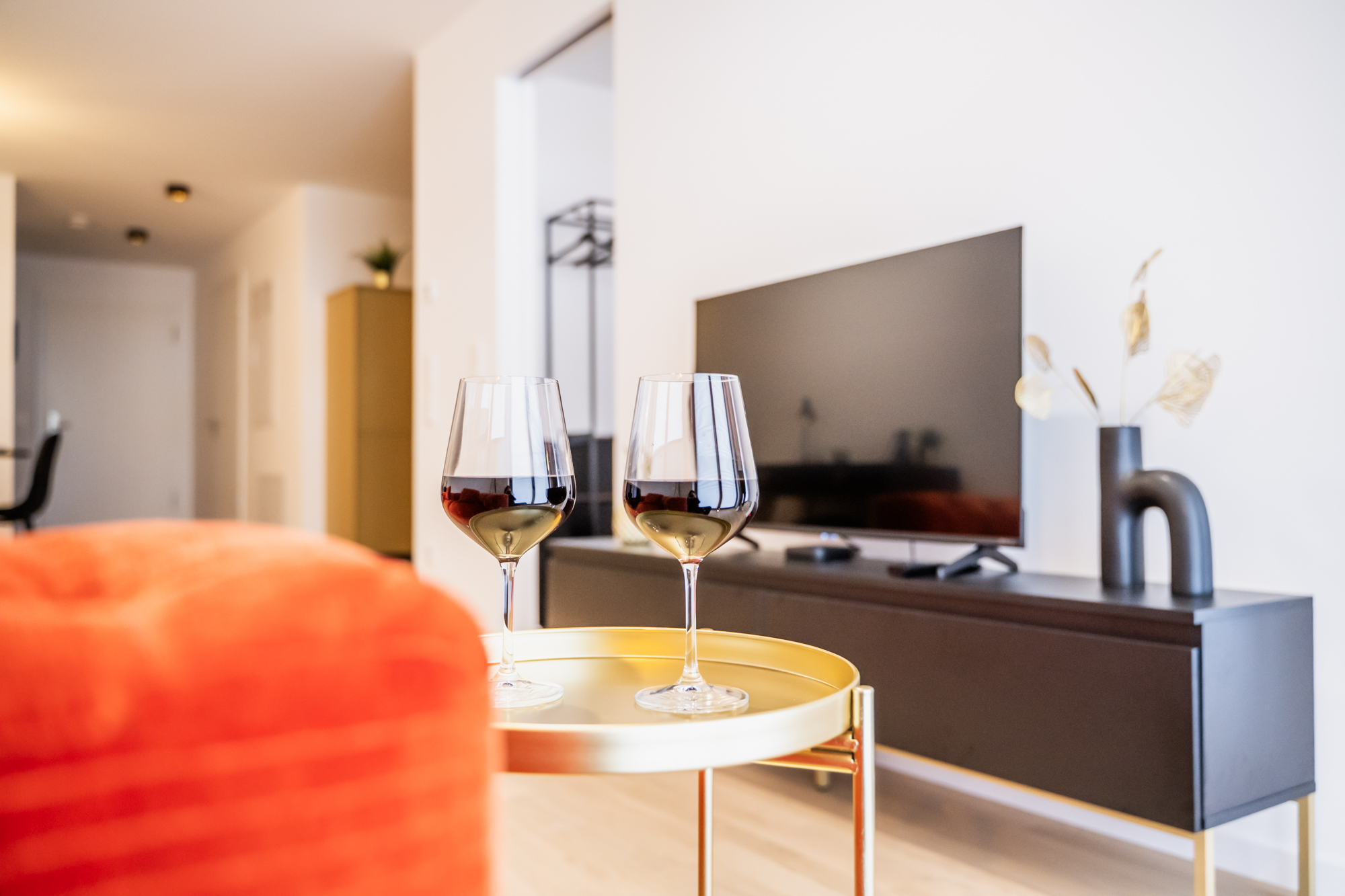 Wohnraum Fernsehbereich